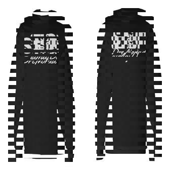 Senior 2022 Drum Major Dad Marching Band Parent Helper Long Sleeve T-Shirt - Thegiftio UK