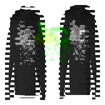 Sexy Lips Green Cool Cannabis Marijuana Weed Pot Leaf Lovers V2 Men Women Long Sleeve T-Shirt T-shirt Graphic Print - Thegiftio