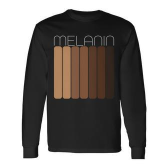 Shades Of Melanin Long Sleeve T-Shirt - Monsterry DE