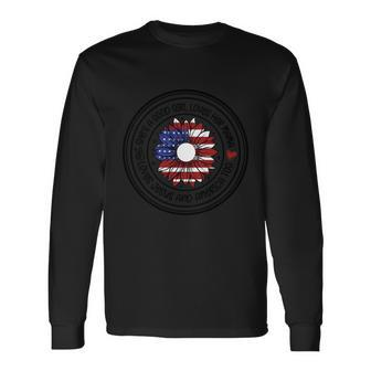 Shes A Good Girl Loves Her Mama Loves Jesus And America 4Th Of July Long Sleeve T-Shirt - Monsterry UK