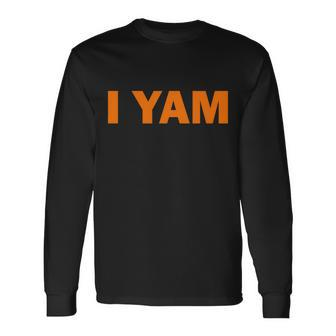 Shes My Sweet Potato I Yam Matching Couples Long Sleeve T-Shirt - Monsterry CA