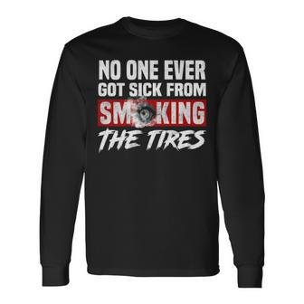 Smoking Tires V2 Long Sleeve T-Shirt - Seseable