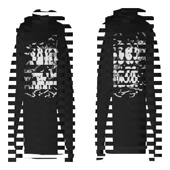 Spooky Mama Dancing Skeleton Halloween Mama Long Sleeve T-Shirt - Seseable