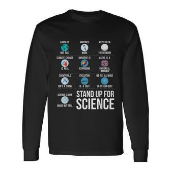 Stand Up For Science Long Sleeve T-Shirt - Monsterry UK