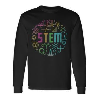 Stem Science Technology Engineering Math Teacher Men Women Long Sleeve T-Shirt T-shirt Graphic Print - Thegiftio UK