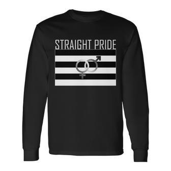 Straight Pride V2 Long Sleeve T-Shirt - Monsterry DE