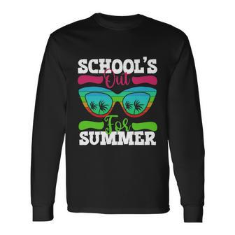 Summer Break 2022 Retro Summer Break Schools Out For Summer Cool Long Sleeve T-Shirt - Monsterry AU