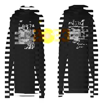 Sunflower Class Of 2023 School Graduation Senior 23 Graduate V2 Long Sleeve T-Shirt