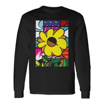 Sunflower Mother Happy Long Sleeve T-Shirt - Thegiftio UK