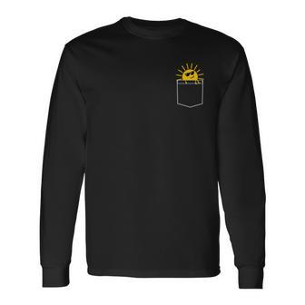 Sunrise Pocket Long Sleeve T-Shirt - Monsterry