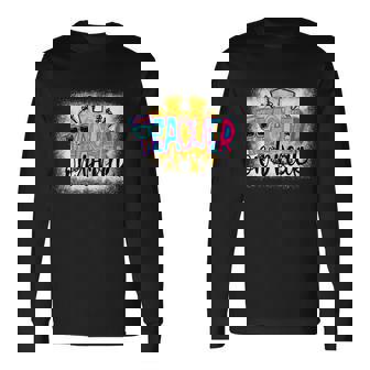 Teacher On Break Hello Summer Break Happy Last Day Of School Cool Long Sleeve T-Shirt - Thegiftio