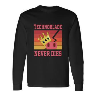 Technoblade Never Dies V4 Long Sleeve T-Shirt - Monsterry DE