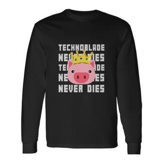 Technoblade Never Dies V5 Long Sleeve T-Shirt - Monsterry AU