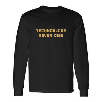 Technoblade Never Dies V6 Long Sleeve T-Shirt - Monsterry CA