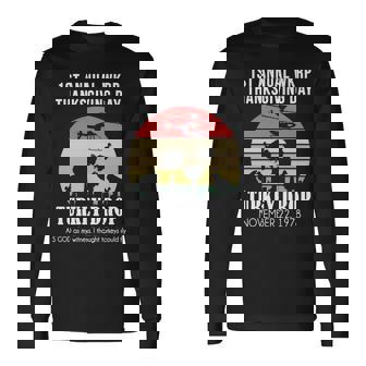 Thanksgiving Wkrp Turkeys Drop Long Sleeve T-Shirt - Monsterry