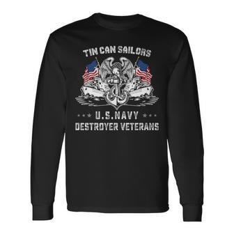 Tin Can Sailors Long Sleeve T-Shirt - Monsterry AU