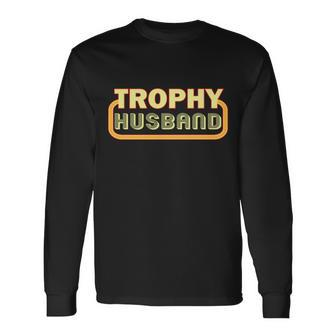 Trophy Husband Retro Long Sleeve T-Shirt - Thegiftio UK