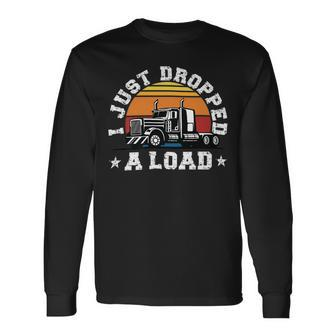 Trucker Trucker Accessories For Truck Driver Diesel Lover Trucker_ V8 Long Sleeve T-Shirt - Seseable