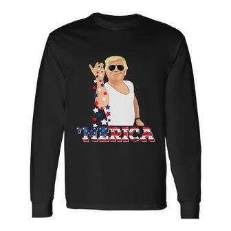 Trump Bae 4Th Of July Trump Salt Freedom Long Sleeve T-Shirt - Monsterry