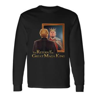 Ultra Maga Maga King The Great Maga King Tshirt V3 Long Sleeve T-Shirt - Monsterry AU