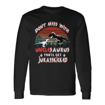 Uncle Dinosaur Trex V2 Long Sleeve T-Shirt - Monsterry AU