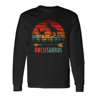 Uncle Dinosaur Trex V3 Long Sleeve T-Shirt - Monsterry AU