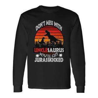 Uncle Dinosaur V2 Long Sleeve T-Shirt - Monsterry AU