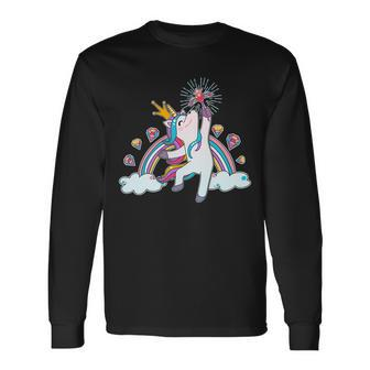 Unicorn Magic V2 Long Sleeve T-Shirt - Monsterry CA