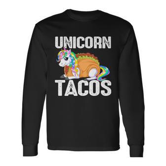 Unicorn Tacos Long Sleeve T-Shirt - Monsterry UK