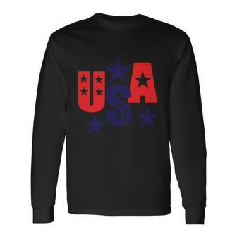 Usa 4Th Of July Independence Day Patriotic Long Sleeve T-Shirt - Monsterry