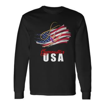 Usa Olympics Gymnastics Team Long Sleeve T-Shirt - Monsterry AU