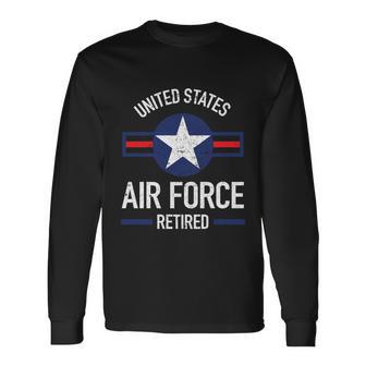 Usaf Retired Air Force Military Retirement Hoodie Long Sleeve T-Shirt - Monsterry DE