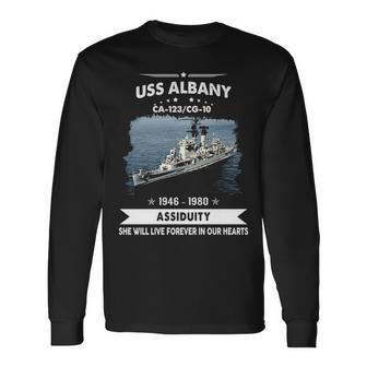 Uss Albany Cg Long Sleeve T-Shirt - Monsterry DE