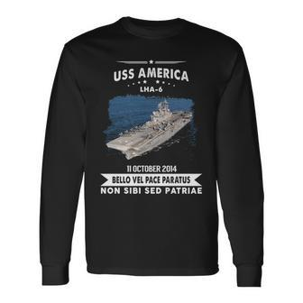 Uss America Lha V2 Long Sleeve T-Shirt - Monsterry AU