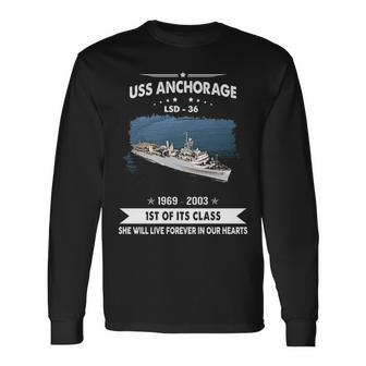 Uss Anchorage Lsd Long Sleeve T-Shirt - Monsterry AU