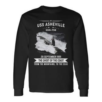 Uss Asheville Ssn Long Sleeve T-Shirt - Monsterry AU