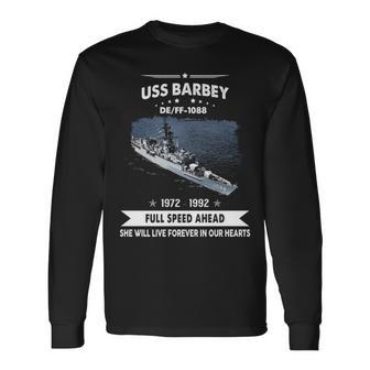 Uss Barbey Ff Long Sleeve T-Shirt - Monsterry CA