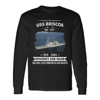 Uss Briscoe Dd 977 Dd Long Sleeve T-Shirt - Monsterry CA