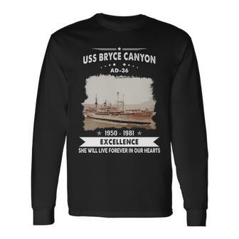 Uss Bryce Canyon Ad Long Sleeve T-Shirt - Monsterry AU