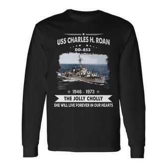 Uss Charles H Roan Uss Dd Long Sleeve T-Shirt - Monsterry CA