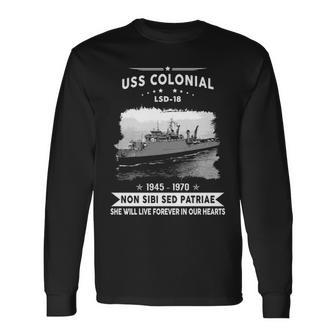 Uss Colonial Lsd Long Sleeve T-Shirt - Monsterry