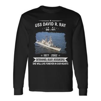 Uss David R Ray Dd Long Sleeve T-Shirt - Monsterry DE