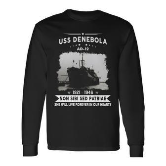 Uss Denebola Ad Long Sleeve T-Shirt - Monsterry