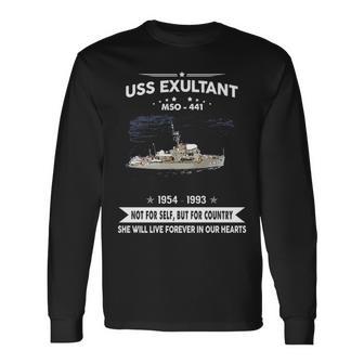 Uss Exultant Mso Long Sleeve T-Shirt - Monsterry DE