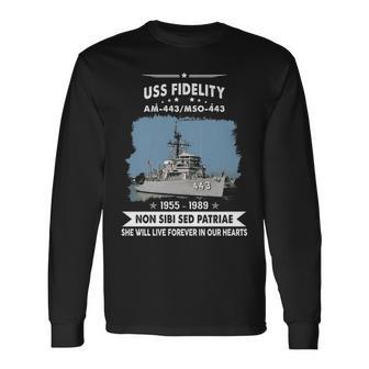 Uss Fidelity Mso Long Sleeve T-Shirt - Monsterry DE