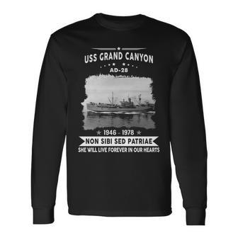 Uss Grand Canyon Ad Long Sleeve T-Shirt - Monsterry