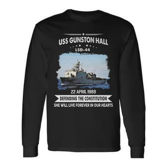 Uss Gunston Hall Lsd 44 Uss Gunstonhall Long Sleeve T-Shirt - Monsterry UK