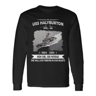 Uss Halyburton Ffg Long Sleeve T-Shirt - Monsterry UK