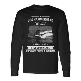 Uss Hammerhead Ssn Long Sleeve T-Shirt - Monsterry DE