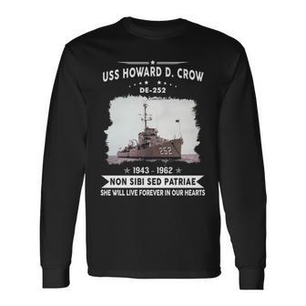 Uss Howard D Crow De Long Sleeve T-Shirt - Monsterry AU